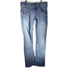 True religion bootcut world tour blue jeans